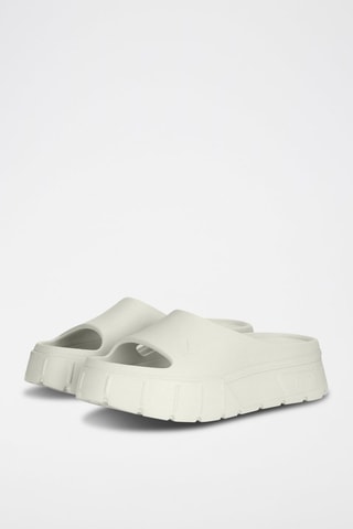 Claquettes plateformes Mayze Stack - Ivoire