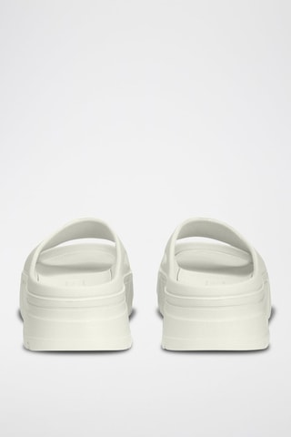 Claquettes plateformes Mayze Stack - Ivoire