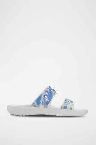 Claquettes Classic Hyperreal Bleu et blanc