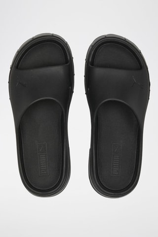 Claquettes plateformes Mayze Stack - Noir