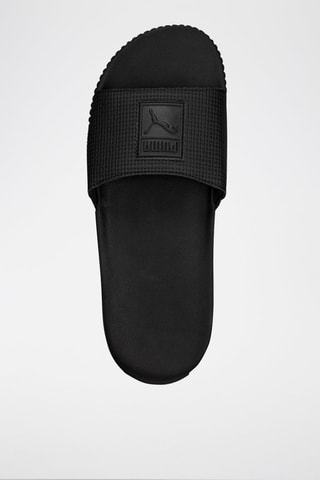 Claquettes plateformes Slide EP-Noir