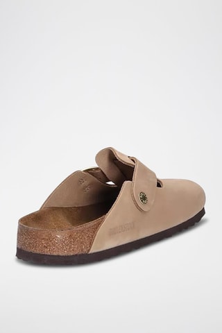 Sabots en nubuck Boston Big Buckle - Beige