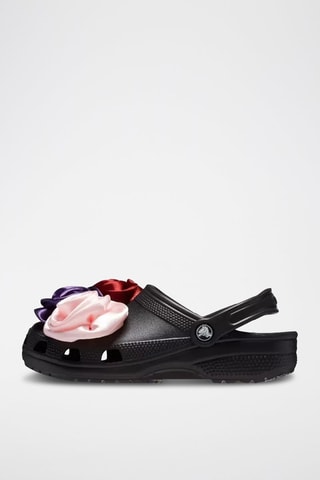 Sabots Classic Rosette Clog - Noir