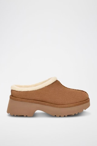 Sabots en nubuck New Heights Cozy Clog - Noisette