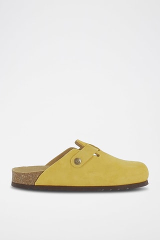 Sabots en nubuck Fae Jaune