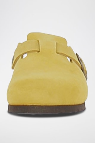 Sabots en nubuck Fae Jaune