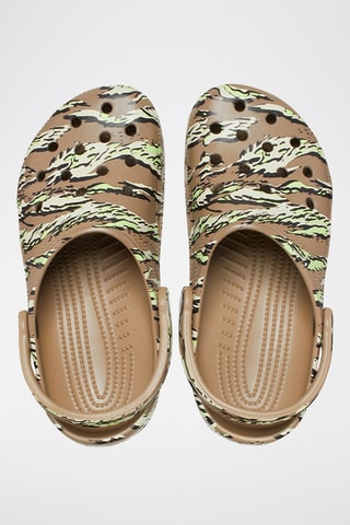 Sabots Classic Printed Kaki et marron