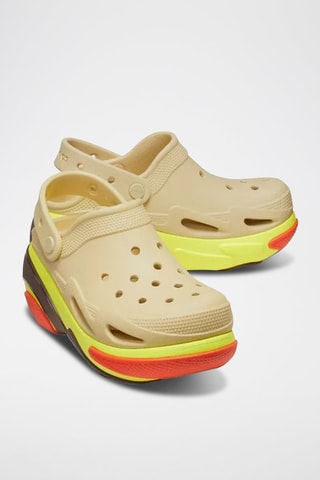 Sabots plateformes Bubble Crush Clog - Beige et jaune