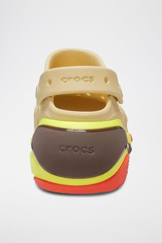 Sabots plateformes Bubble Crush Clog - Beige et jaune
