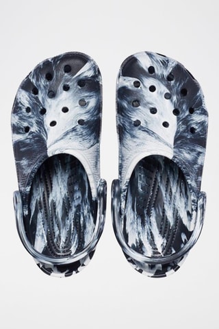 Sabots Classic Marbled Clog Noir et blanc