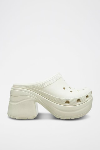 Sabots à talons Siren Clog - Ecru