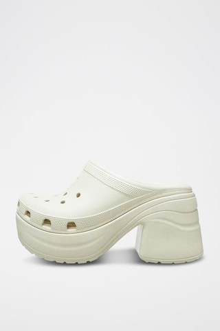 Sabots à talons Siren Clog - Ecru