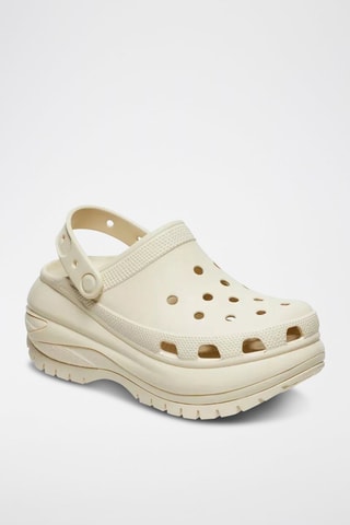Sabots plateformes Sandale Plastique Crocs Beige