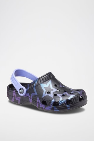 Sabots Classic Disco Dance Party Noir et violet