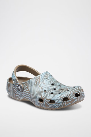 Sabots Classic Bleu et marron