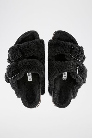 Mules en fourrure de mouton Arizona - Noir