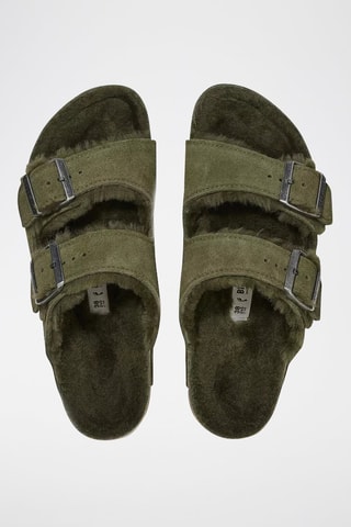 Mules fourrées Arizona - Vert