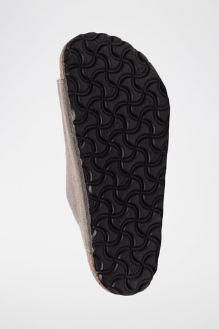 Mules fourrées en nubuck Arizona - Gris