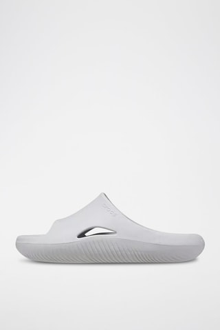 Mules Mellow Recovery Slide Crocs - Gris clair