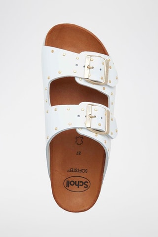 Mules en cuir Beatriz Blanc