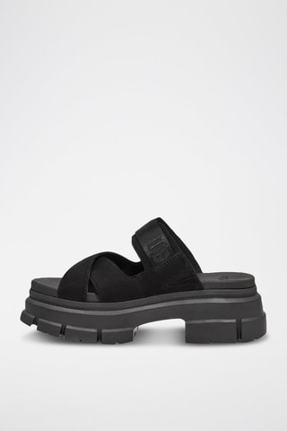 Mules plateformes Ashton Slide - Noir
