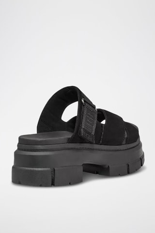Mules plateformes Ashton Slide - Noir