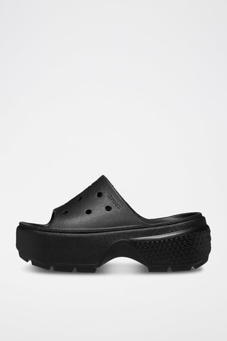 Mules plateformes Stomp Slide - Noir