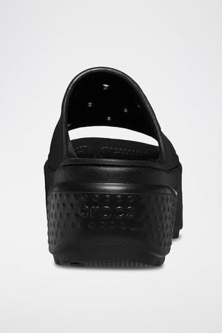 Mules plateformes Stomp Slide - Noir