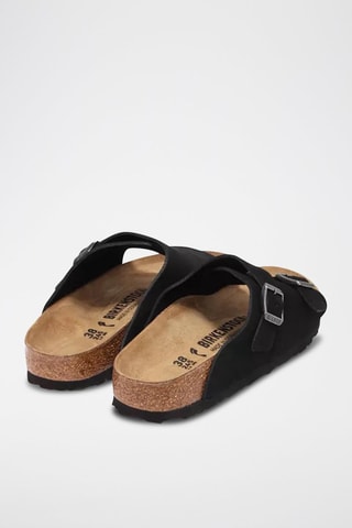 Mules en nubuck Zurich - Noir