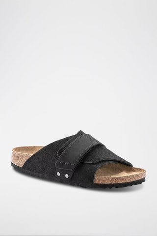 Mules en nubuck Kyoto - Noir