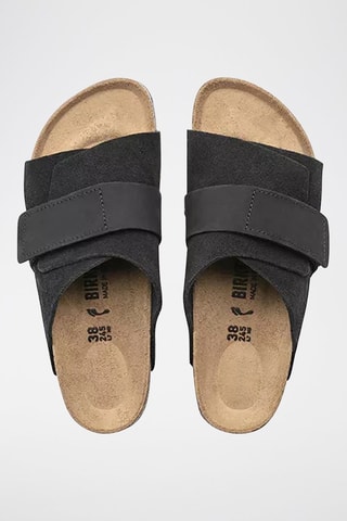 Mules en nubuck Kyoto - Noir