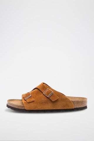 Mules en nubuck Zurich - Camel