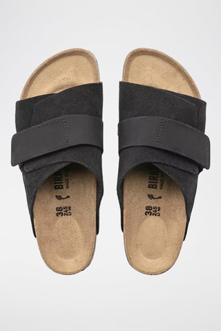 Mules en cuir Kyoto - Noir