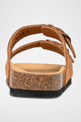 Mules en nubuck Alex Camel