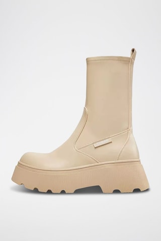 Bottines plateformes Nerea - Beige