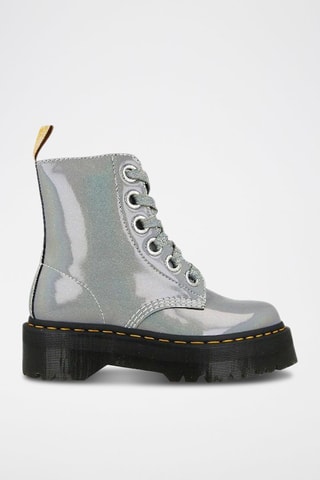 Bottines plateformes Vegan Molly Iridescent - Argenté