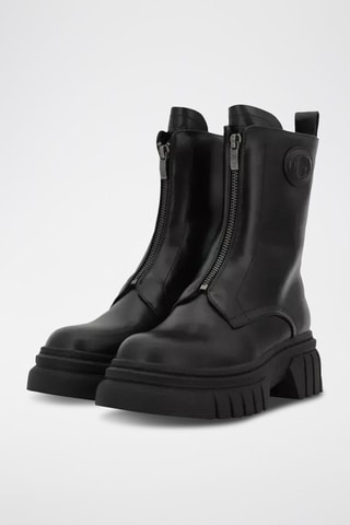 Bottines en cuir Anita - Noir
