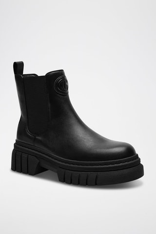 Bottines Chelsea en cuir Alis - Noir