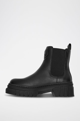 Bottines Chelsea en cuir Alis - Noir
