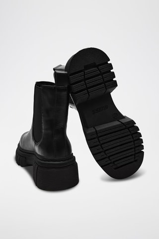 Bottines Chelsea en cuir Alis - Noir