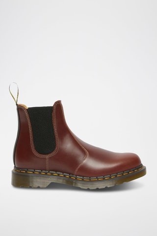Bottines Chelsea en cuir 2976 Abruzzo Lea - Bordeaux