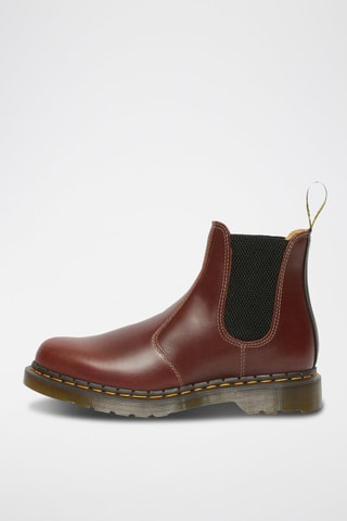 Bottines Chelsea en cuir 2976 Abruzzo Lea - Bordeaux