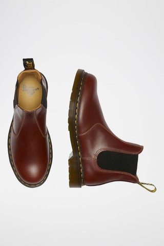 Bottines Chelsea en cuir 2976 Abruzzo Lea - Bordeaux