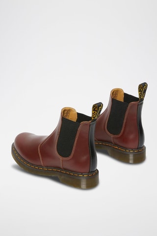 Bottines Chelsea en cuir 2976 Abruzzo Lea - Bordeaux