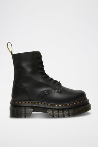 Bottines plateformes en cuir Audrick - Noir