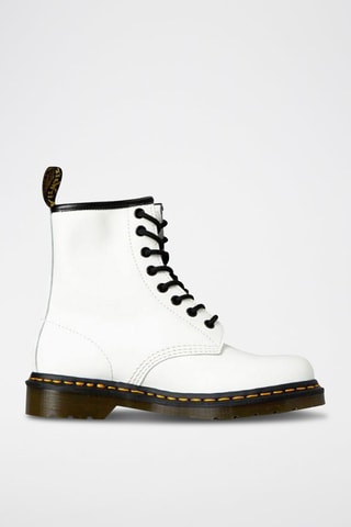 Bottines en cuir White Smooth - Blanc