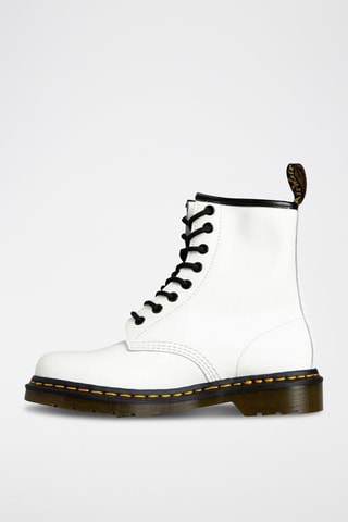 Bottines en cuir White Smooth - Blanc