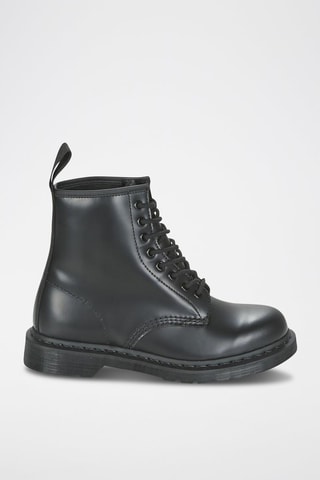 Bottines en cuir Mono Black Smooth - Noir