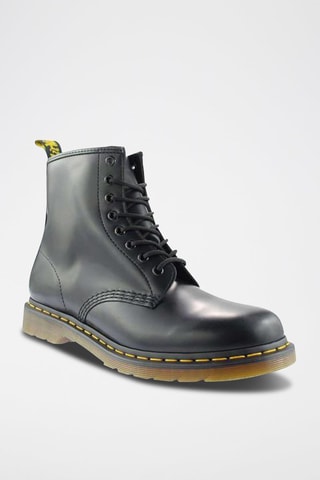 Bottines en cuir Black Smooth - Noir