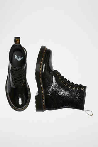 Bottines en cuir 1460-Distressed - Noir